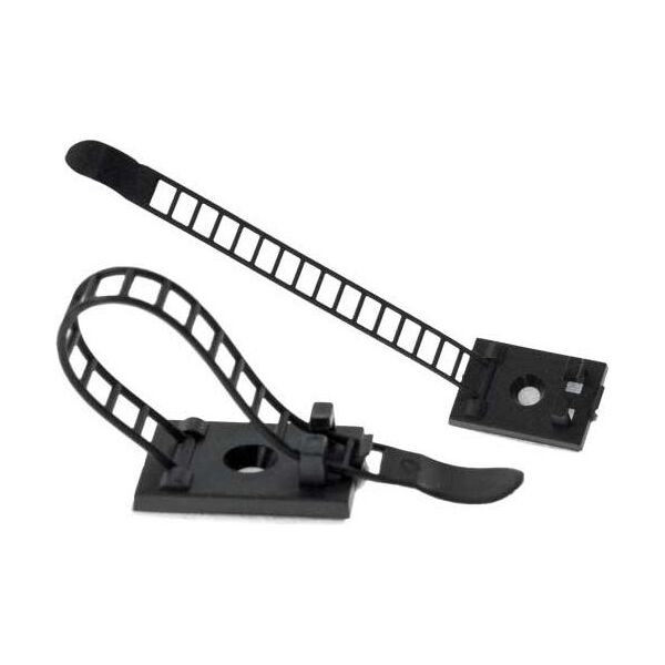 Organizer InLine Opaska zaciskowa Czarny 10 sztuk  (59969F)