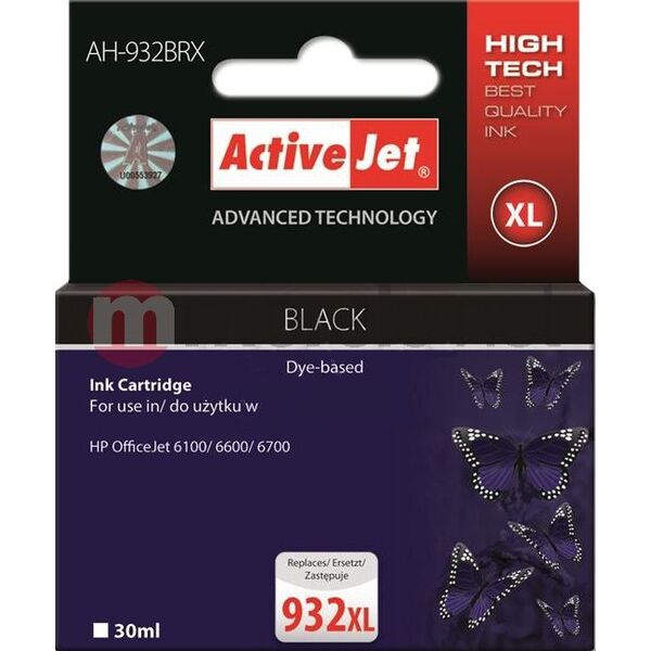 Tusz Activejet tusz AH-932BRX / CN053AE NR 932XL (black)