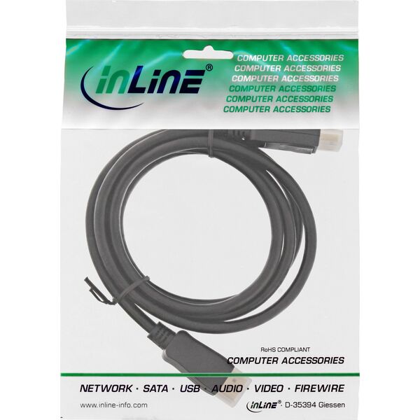 Kabel InLine DisplayPort - DisplayPort 3m czarny (17103P)