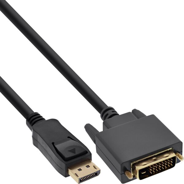 Kabel InLine DisplayPort - DVI-D 3m czarny (17113)