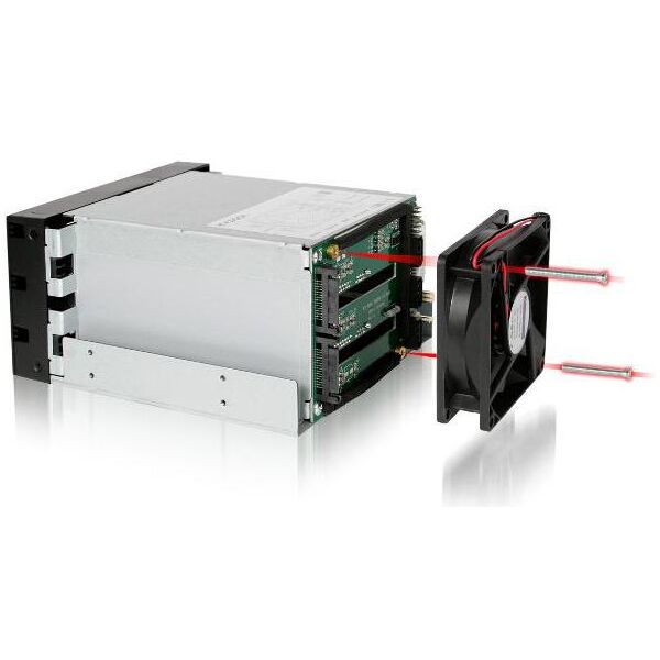 Kieszeń Icy Dock Wewnętrzna obudowa na 3 dyski 3,5" SATA, Raid Backplane (MB153SP-B)