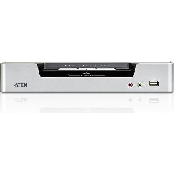 Przełącznik Aten Przełšcznik 2-Port USB 2.0 DVI Dual View KVMP (CS1642) - NUATNKV2PCS1642