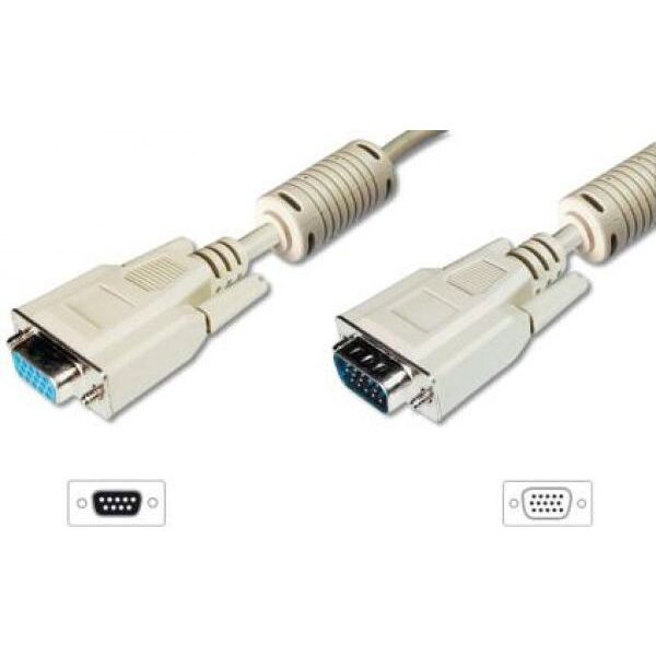 Kabel Digitus D-Sub (VGA) - D-Sub (VGA) 3m szary (AK-310203-030-E)