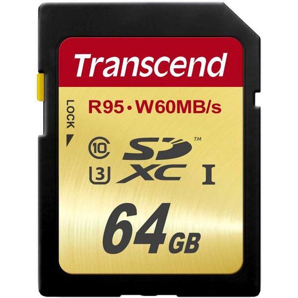 Karta Transcend SDXC 64 GB Class 10 UHS-I/U3  (TS64GSDU3)