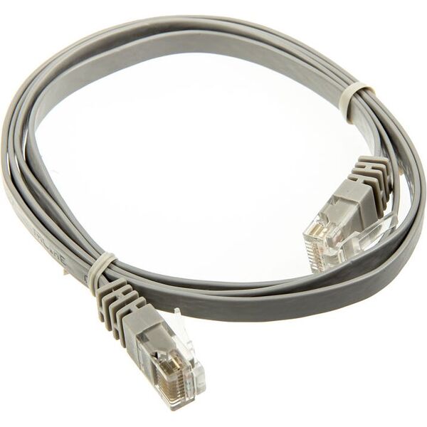 InLine 1m - kabel sieciowy U/UTP - 1000 Mbit - Cat.6 - RJ45 - szary (71601)