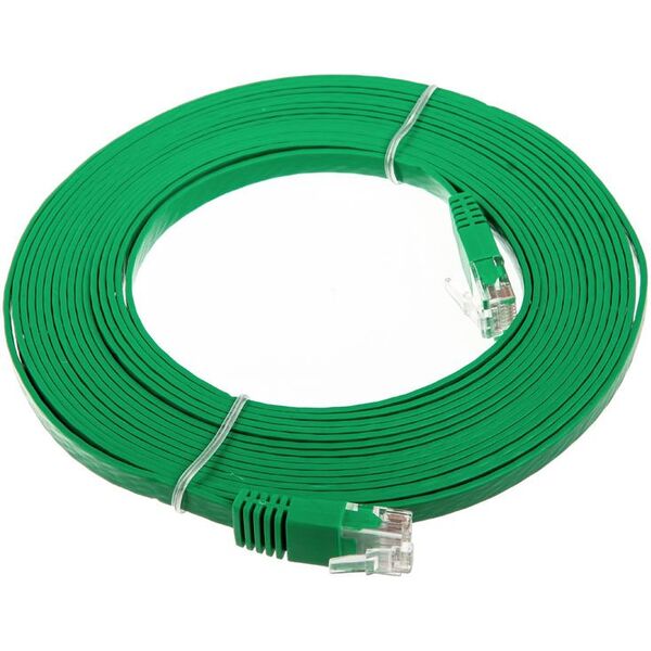 InLine 5m - kabel sieciowy U/UTP - 1000 Mbit - Cat.6 - RJ45 - zielony (71605G)