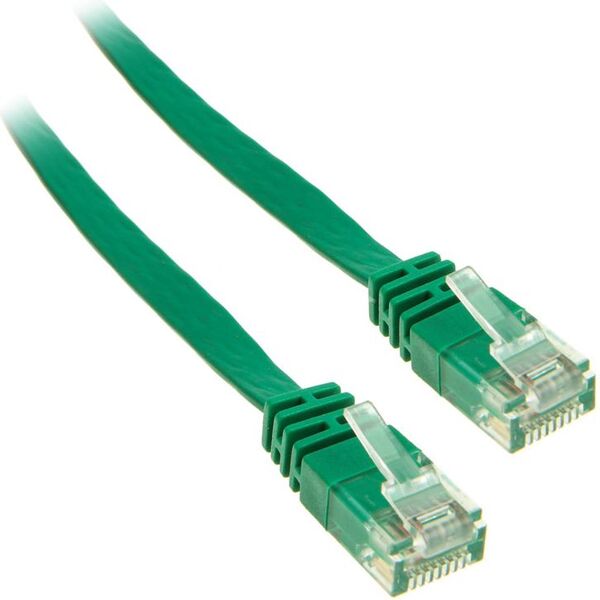 InLine 1,5m - kabel sieciowy U/UTP - 1000 Mbit - Cat.6 - RJ45 - zielony (71614G)
