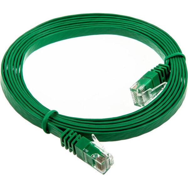 InLine 1,5m - kabel sieciowy U/UTP - 1000 Mbit - Cat.6 - RJ45 - zielony (71614G)