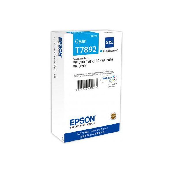 Tusz Epson Tusz C13T789240 (cyan)