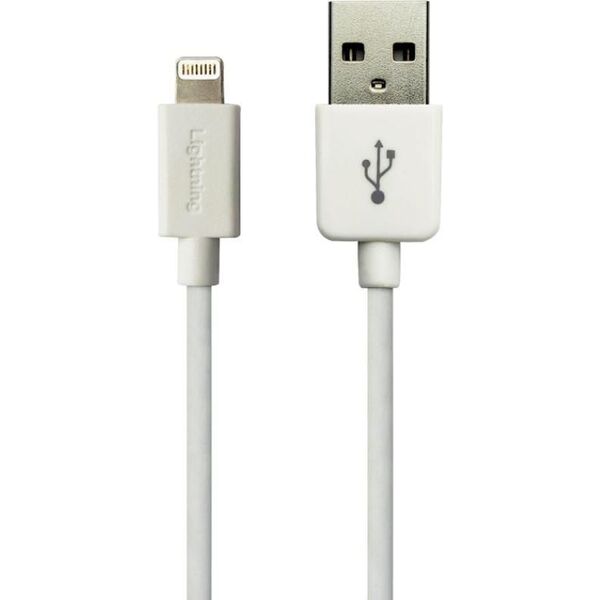 Kabel USB Sandberg USB-A - Lightning 1 m Biały (440-75)