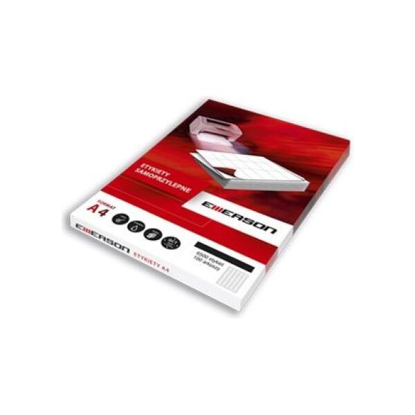 Emerson Etykiety samoprzylepne uniwersalne A4 70,0x30,0mm (35K048X)