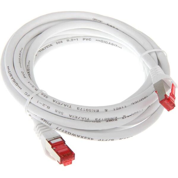 InLine 3m Cat.6 kabel sieciowy 1000 Mbit RJ45 - biały (76403W)