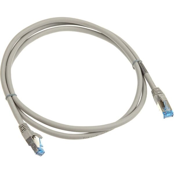 InLine Patch kabel sieciowy Cat.6A, S/FTP (PiMf), 500MHz, szary, 1,5m (76814)