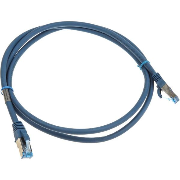 InLine Patch kabel sieciowy Cat.6A, S/FTP (PiMf), 500MHz, niebieski, 1,5m (76814B)