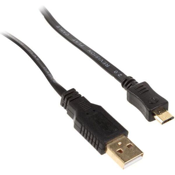Kabel USB InLine USB-A - microUSB 3 m Czarny (31730F)