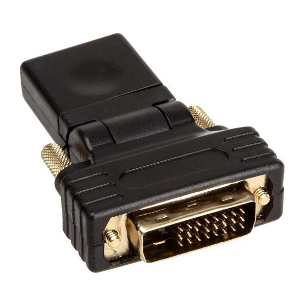 Adapter AV InLine HDMI - DVI-D czarny (17660W)