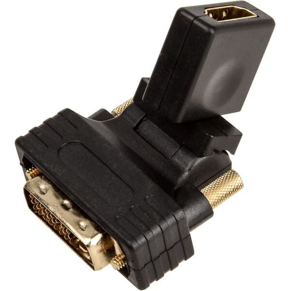 Adapter AV InLine HDMI - DVI-D czarny (17660W)