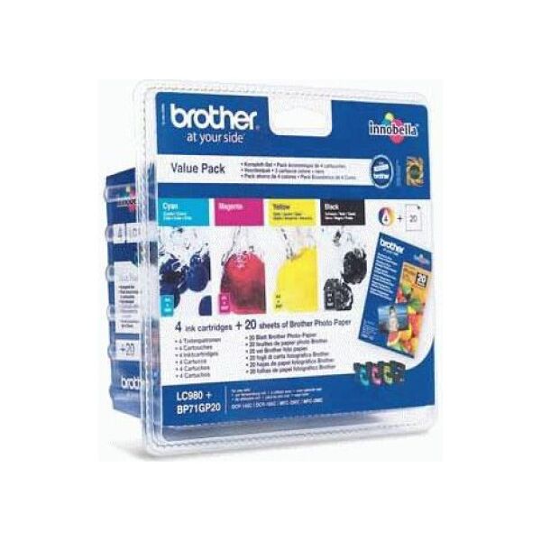 Tusz Brother tusz oryginalny LC-980 Value Pack