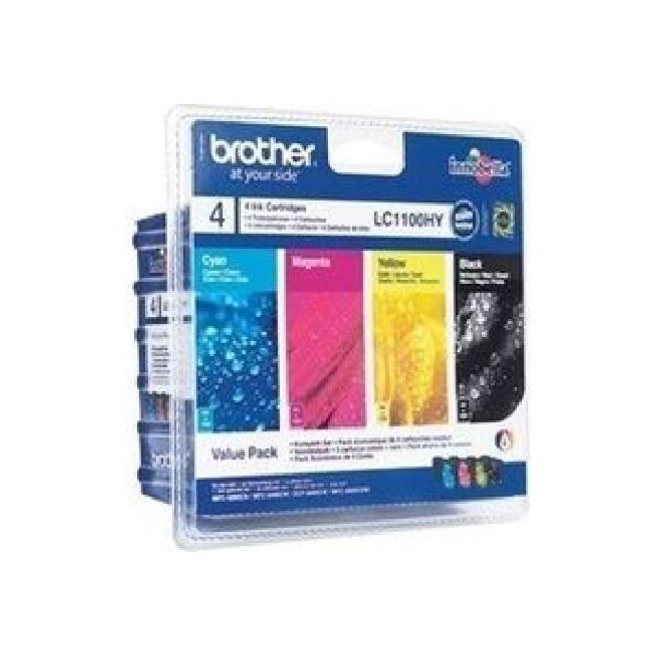 Tusz Brother tusz oryginalny LC-1100HY Value Pack (LC1100HYVALBPDR)