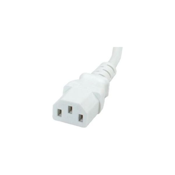 Kabel zasilający Value Monitor PowCable IEC 1.8m biały (19.99.1516-50)