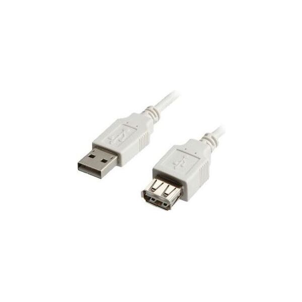 Kabel USB Value USB-A - 1.8 m Biały (11.99.8949-100)