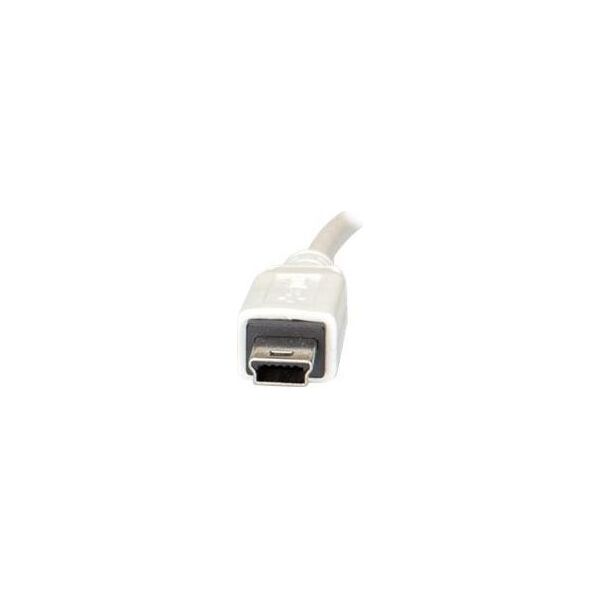 Kabel USB Value USB-A - miniUSB 0.8 m Biały (11.99.8708-10)