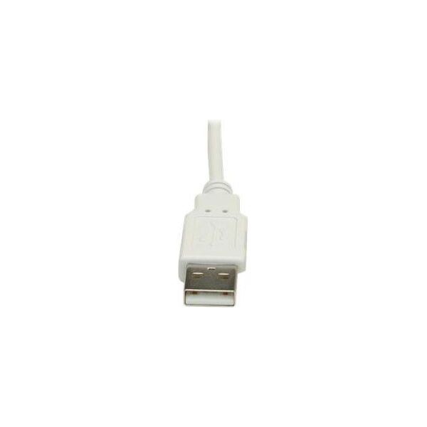 Kabel USB Value USB-A - microUSB 0.8 m Biały (11.99.8754-10)