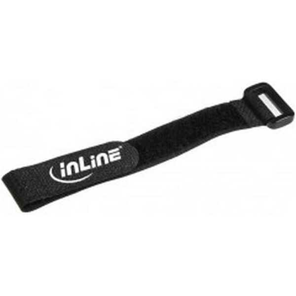 Organizer InLine Rzep Czarny 10 sztuk  (59945F)