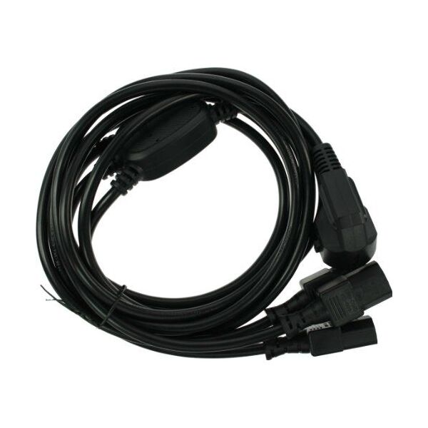 Kabel zasilający InLine rozgałęźnik 1x - 3x C13, 1,8m (16653B)