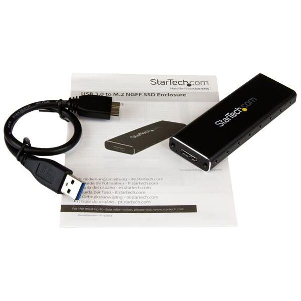 Kieszeń StarTech M.2 SATA SSD - USB 3.0 (SM2NGFFMBU33)