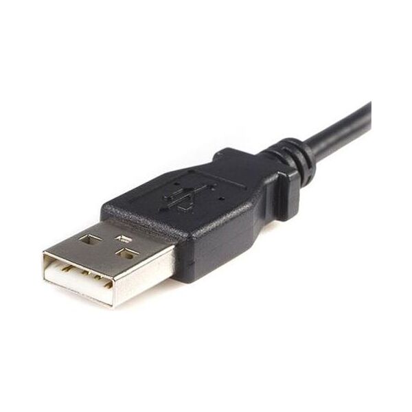 Kabel USB StarTech USB-A - microUSB 0.5 m Czarny (UUSBHAUB50CM)
