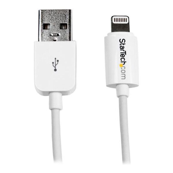 Kabel USB StarTech USB-A - Lightning 3 m Biały (USBLT3MW)