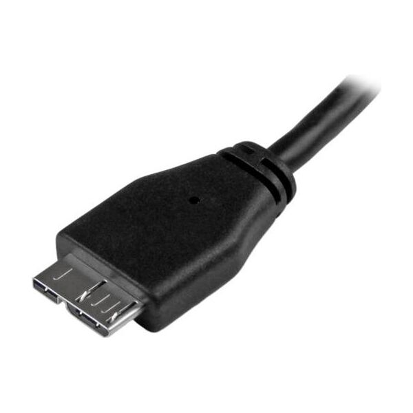 Kabel USB StarTech USB-A - micro-B 2 m Czarny (USB3AUB2MS)