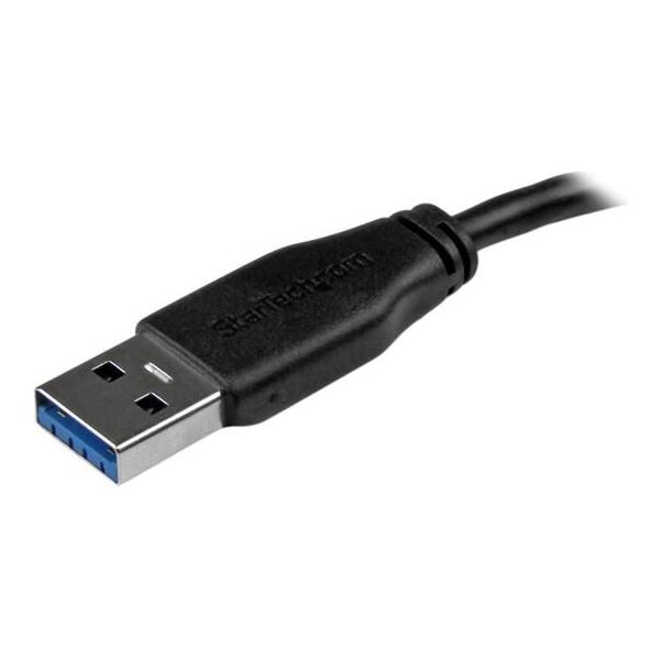 Kabel USB StarTech USB-A - micro-B 0.5 m Czarny (USB3AUB50CMS)