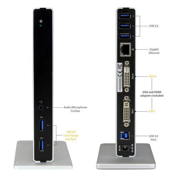 Stacja/replikator StarTech Laptop Docking Station USB 3.0 (USB3SDOCKDD)
