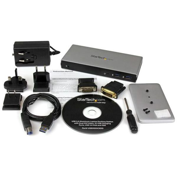 Stacja/replikator StarTech Laptop Docking Station USB 3.0 (USB3SDOCKDD)