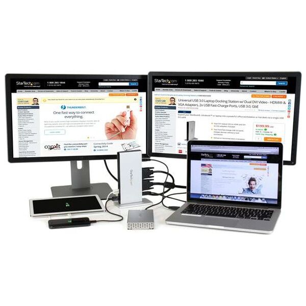 Stacja/replikator StarTech Laptop Docking Station USB 3.0 (USB3SDOCKDD)
