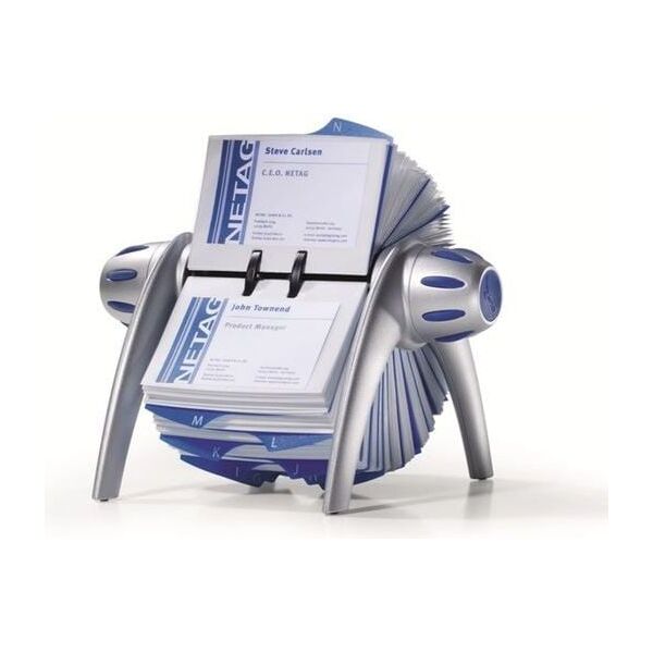 Durable Wizytownik obrotowy Visifix Flip srebrny (2417/23)