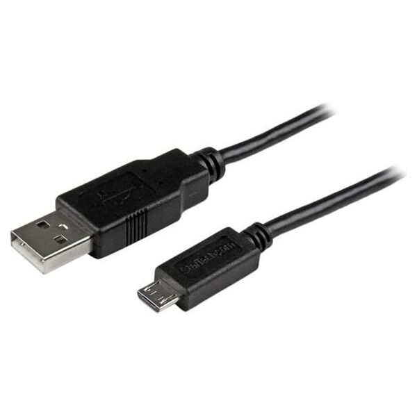 Kabel USB StarTech USB-A - microUSB 2 m Czarny (USBAUB2MBK)