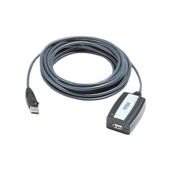 Kabel USB Aten USB-A - USB-A 5 m Czarny (UE250-AT)