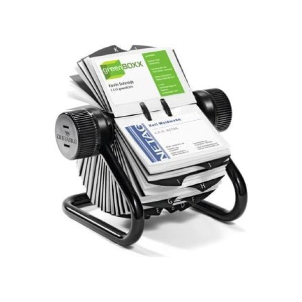 Durable Wizytownik obrotowy Visifix 400szt. czarny (2481-01)