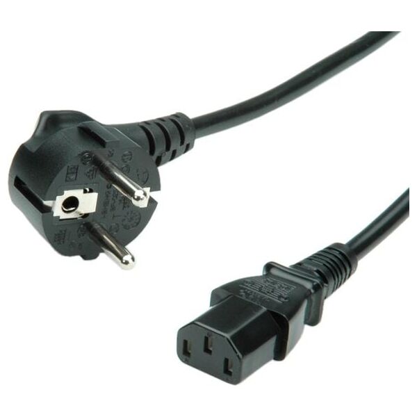 Kabel zasilający Value PowCable IEC Conn czarny (19.99.1018-50)