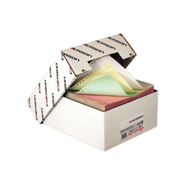 Emerson Papier do drukarki igłowej 2-warstwowy A4 60g mix kolorów 900 arkuszy