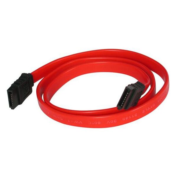 StarTech SATA - SATA, 0.6m, Czerwony (SATA24)