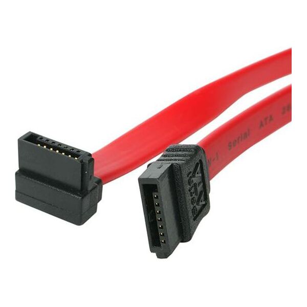 StarTech SATA - SATA, 0.6m, Czerwony (SATA24RA1)