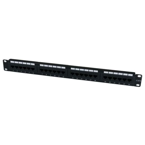 StarTech Patch panel 19" 1U 24x RJ-45 Cat.6 (C6PANEL24)