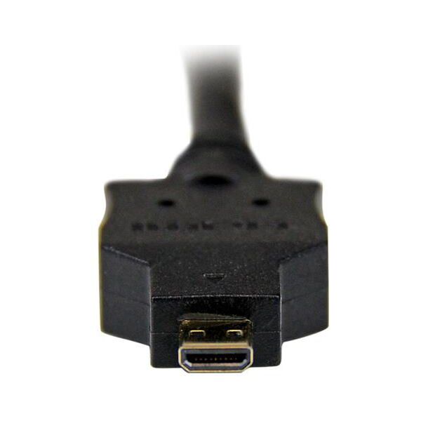 Kabel StarTech HDMI Micro - DVI-D 1m czarny (HDDDVIMM1M)