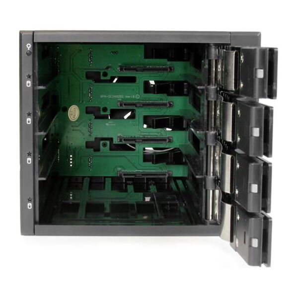 Kieszeń StarTech na 4 dyski twarde 3.5", SATA, SAS (HSB4SATSASBA)