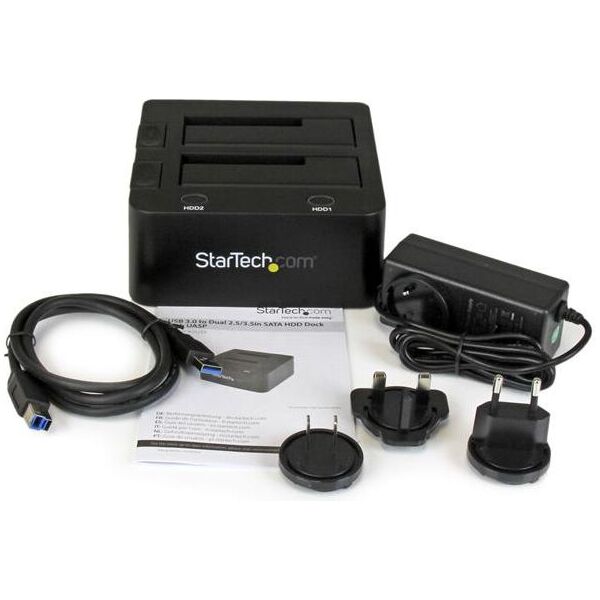 Stacja dokująca StarTech 2.5/3.5" SATA - USB 3.2 Gen 1 (SDOCK2U33)