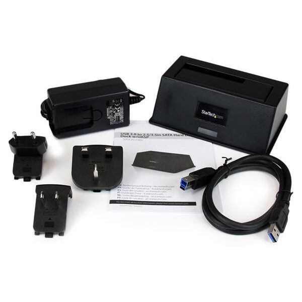 Stacja dokująca StarTech 2.5"/3,5" SATA - USB 3.2 Gen 1 (SDOCKU33BV)